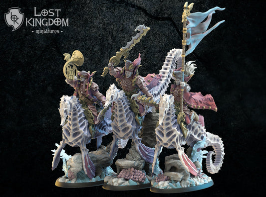 Red Knights Command Group Resin Boss Miniature product image