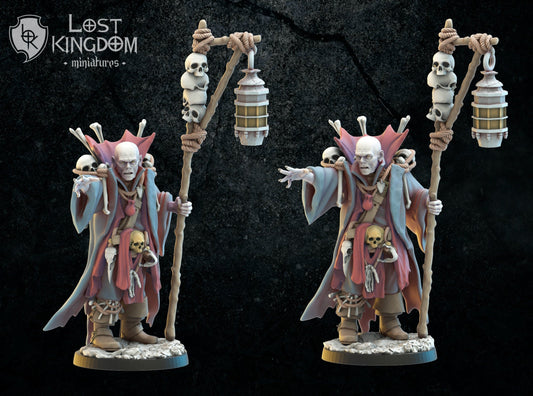 Dregan "Bones" The Necromancer Resin Boss Miniature product image