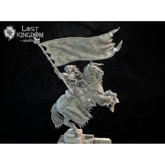 Kingdom of Mercia Standard Bearer Resin Boss Miniature product image