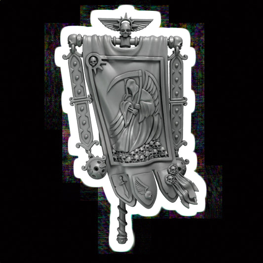 Eternal Pilgrim Banner x5 Resin Miniatures Set alternate view 2