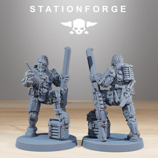 Scavenger Security Patrol x10 Resin Miniatures Set alternate view 2