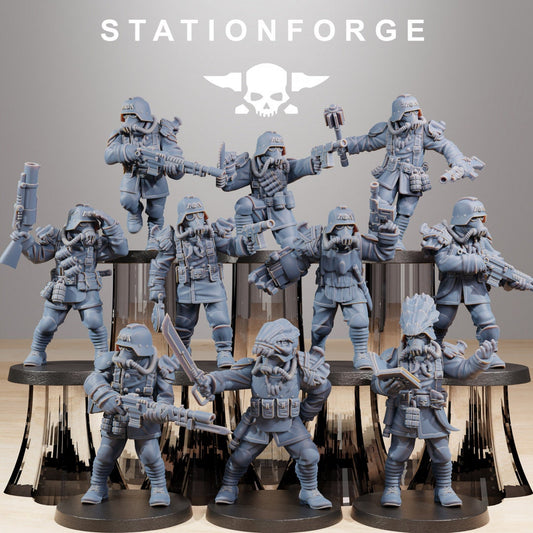 GrimGuard Xenarid Hunters x10 Resin Miniatures Set product image