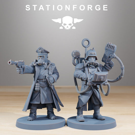GrimGuard Combatants x10 Resin Miniatures Set alternate view 2