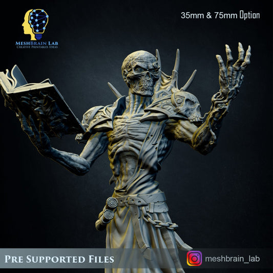 Lich Lord Resin Boss Miniature alternate view 2