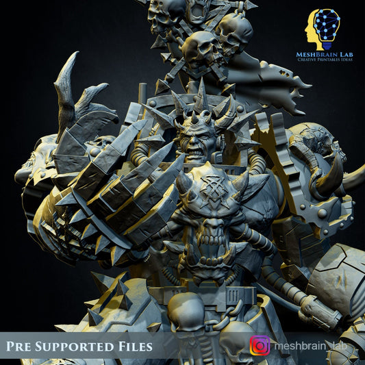 Doom Marine Chosen, Resin Miniature Figure product image