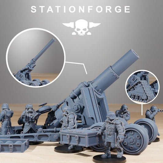 GrimGuard Heavy Artillery Resin Vehicle Miniature product image