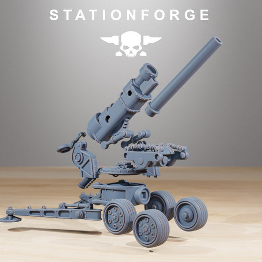 GrimGuard Heavy Artillery Resin Vehicle Miniature alternate view 2