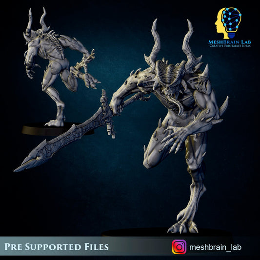 Bloodthirsty Daemons x6 Resin Miniatures Set alternate view 2