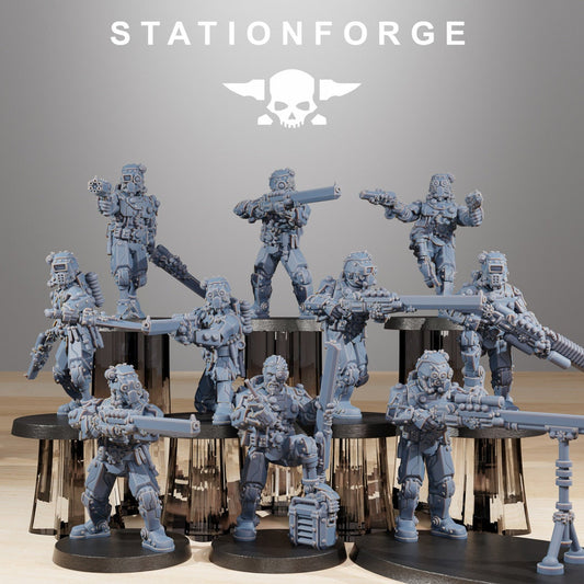 Scavenger Security Patrol x10 Resin Miniatures Set product image
