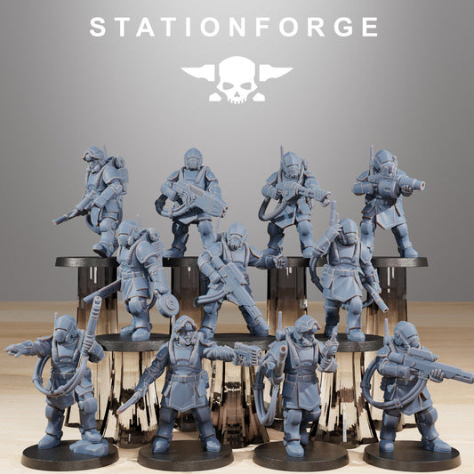 Royal Guard Commandos x10 Resin Miniatures Set product image