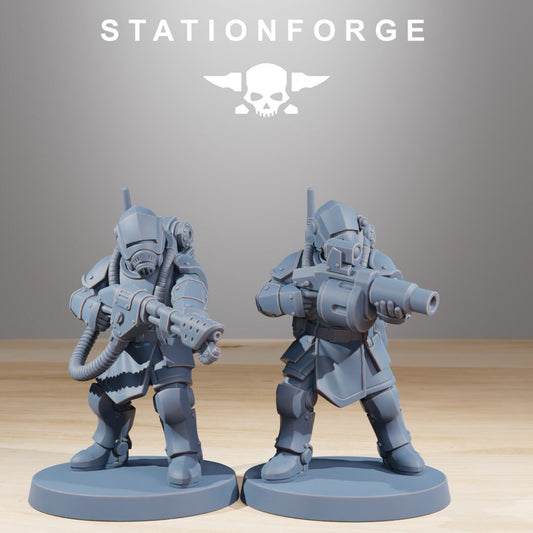 Royal Guard Commandos x10 Resin Miniatures Set alternate view 2