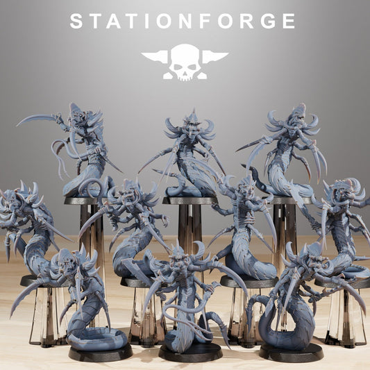 Xenarid Serpents x10 Resin Miniatures Set product image