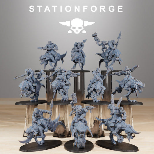 Orkaz Beast Riders x10 Resin Miniatures Set product image