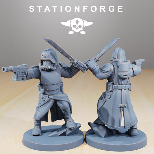 GrimGuard Command Force Resin Miniature Figure alternate view 2