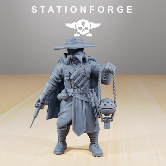 GrimGuard Plague Doctor Resin Miniature Figure product image