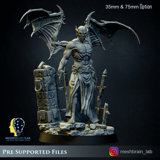 Vampire Lord Resin Boss Miniature alternate view 2