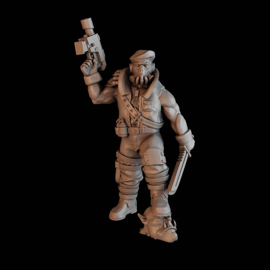 "Green Hell" Division Squad x10 Resin Miniatures Set alternate view 2