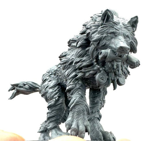 Wolves x2 Resin Miniatures Set alternate view 2