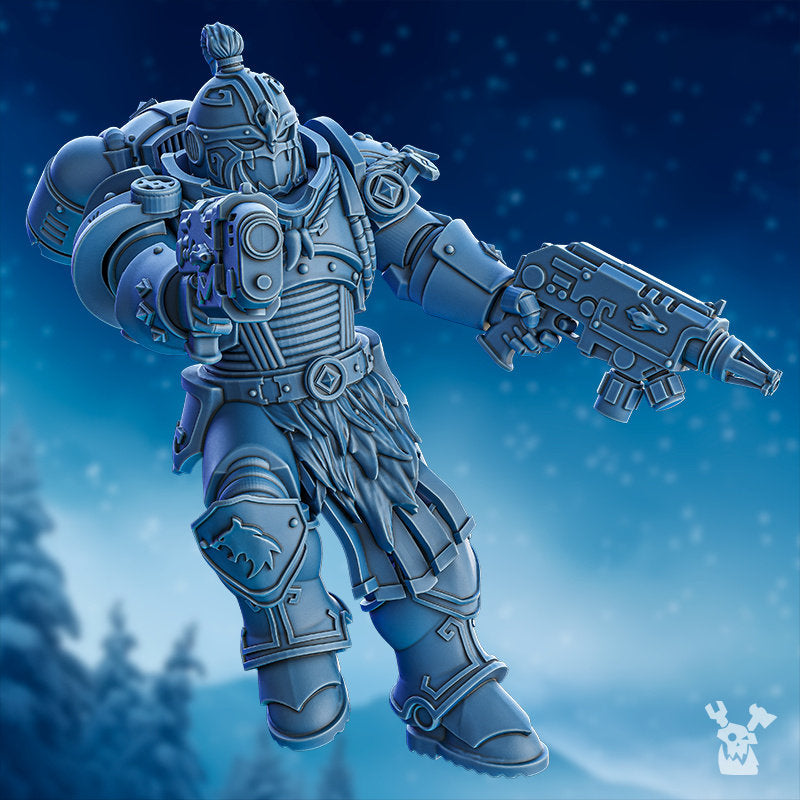 3D Printed Tempest Wolves Squad x5 by DakkaDakka Miniatures