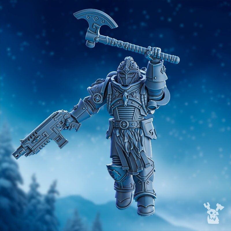 3D Printed Tempest Wolves Squad x5 by DakkaDakka Miniatures