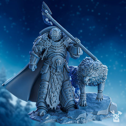 3D Printed Fein'ar the Wolfborn by DakkaDakka Miniatures