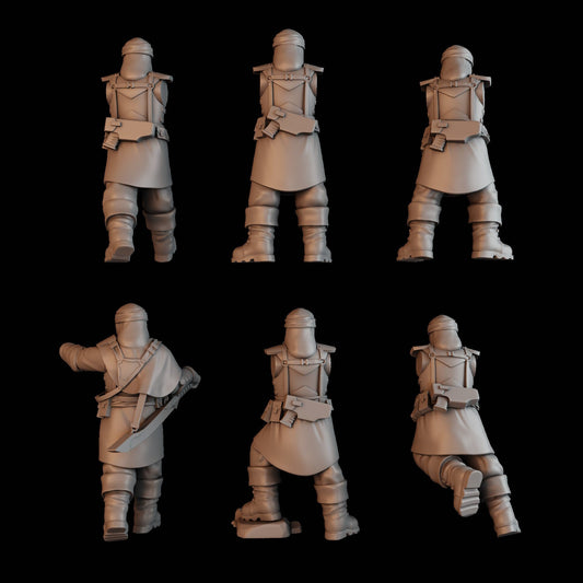 Bedouin Desert Stalkers x10 Resin Miniatures Set alternate view 2