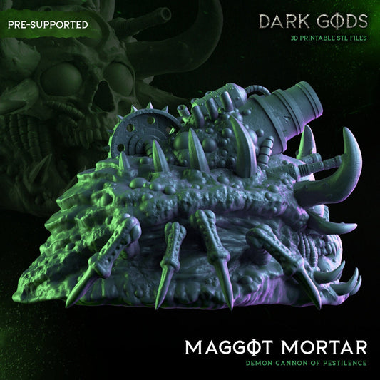 Maggot Mortar Resin Vehicle Miniature alternate view 2