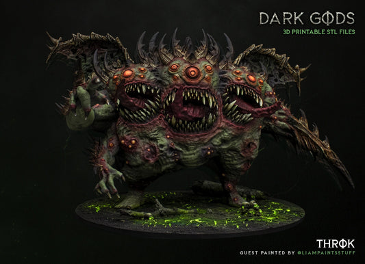 Throk, Master of the Hunt Resin Miniature Figure alternate view 2