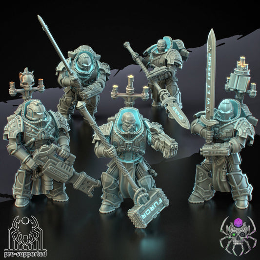 Demon Hunters Battle Squad Resin Miniatures Set product image