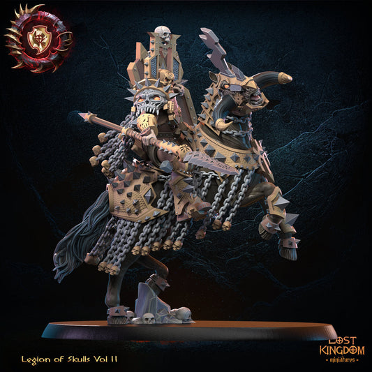 Vorr, Skull Knight Champion Resin Boss Miniature alternate view 2
