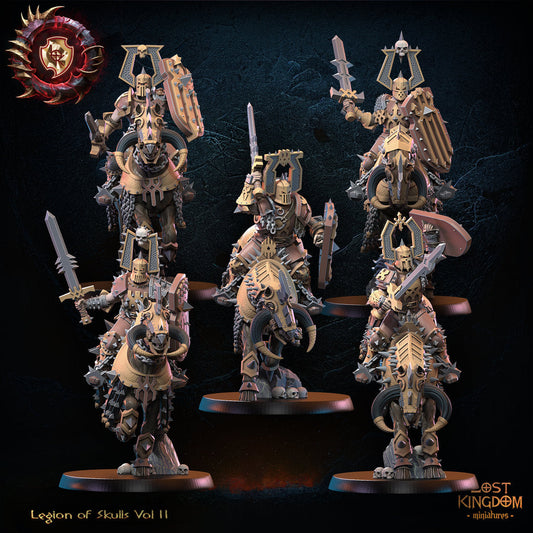 Skull Collector Knights x5 Resin Miniatures Set product image