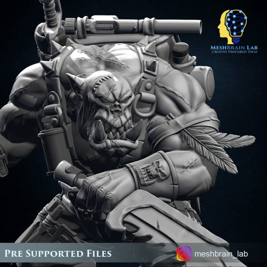 Ork Commando Slayer Resin Miniature Figure product image