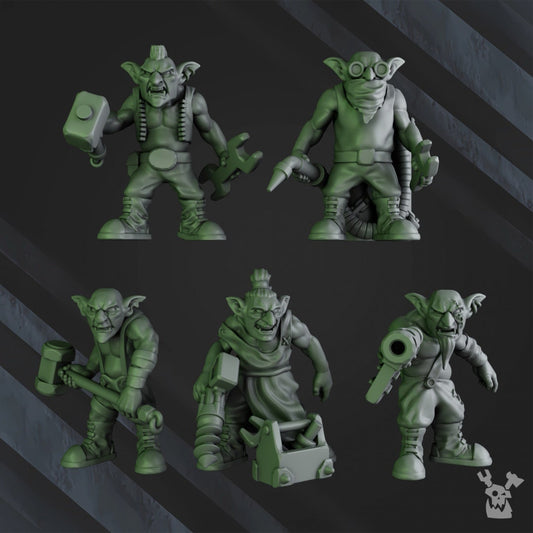 Gobbo Squad Resin Miniatures Set alternate view 2