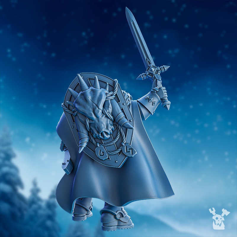 3D Printed Stormbringers Champion by DakkaDakka Miniatures