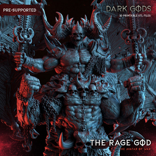 God of Rage Resin Miniature Figure product image