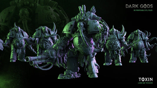 Toxin and his Infected Resin Miniature Figure product image