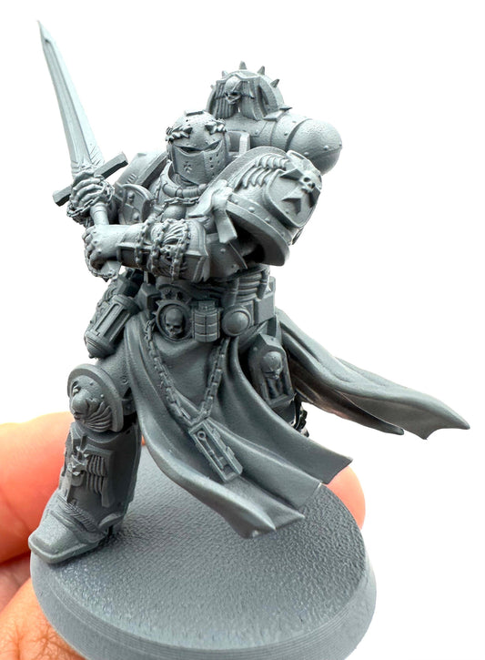 Knight Crusader Marine Miniature Resin Miniature Figure alternate view 2