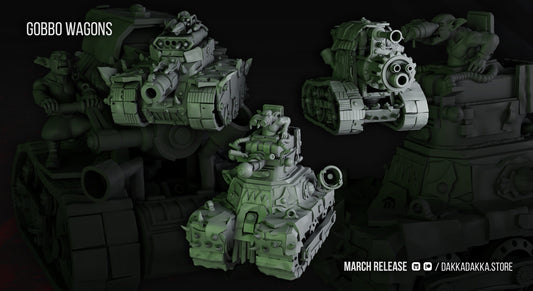 Gobbo Wagons x3 Resin Miniatures Set product image