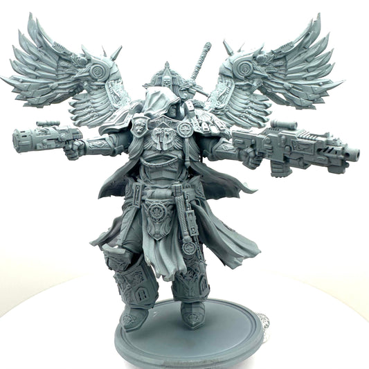 Cowled Angel Resin Miniature Figure alternate view 2