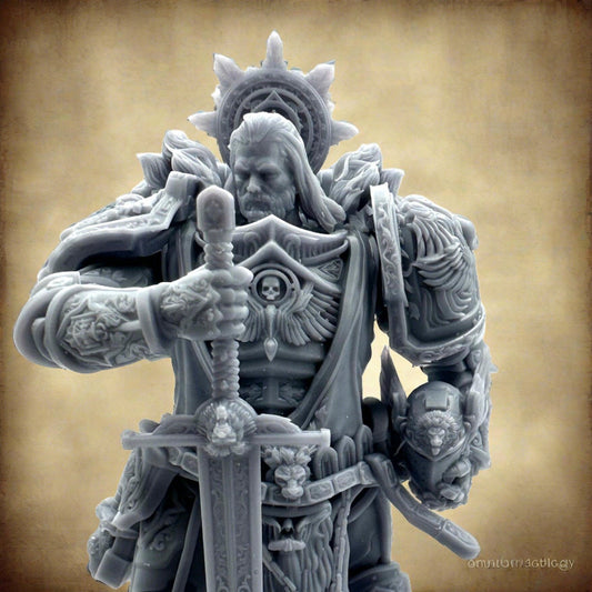 Chivalric Knight Resin Miniature Figure product image