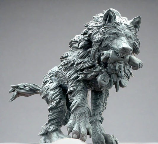 Wolves x2 Resin Miniatures Set product image