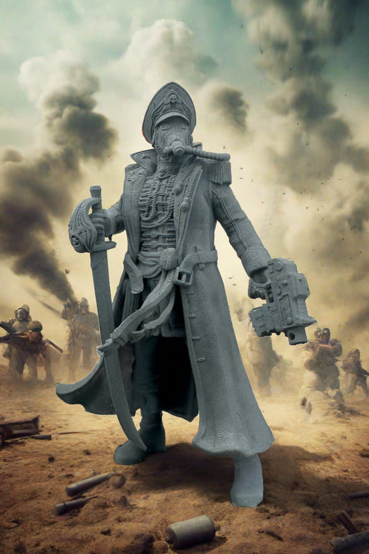 Krieg Commissar Miniature Resin Miniature Figure product image
