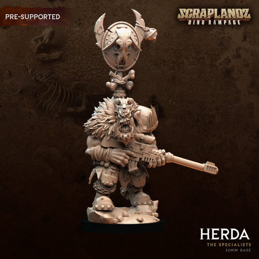 Orc Git Herda Resin Miniature Figure product image