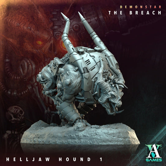 Helljaw Hound Resin Boss Miniature alternate view 2