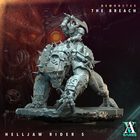 Helljaw Rider Resin Boss Miniature product image