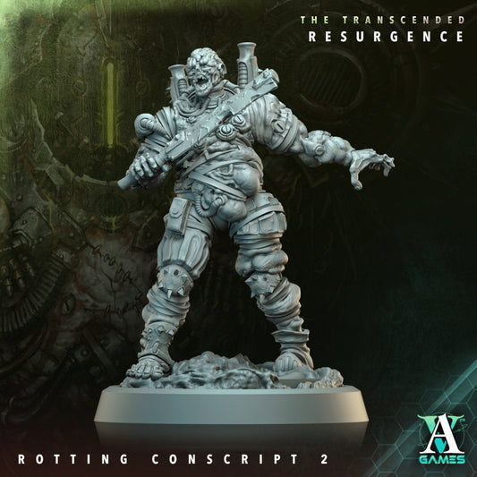 Rotting Conscript Resin Miniature Figure alternate view 2
