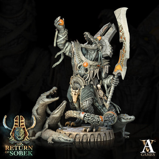 Scion of Sobek Resin Miniature Figure product image