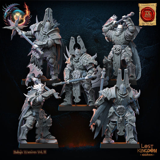 Chaos Berserkers x10 Resin Miniatures Set product image
