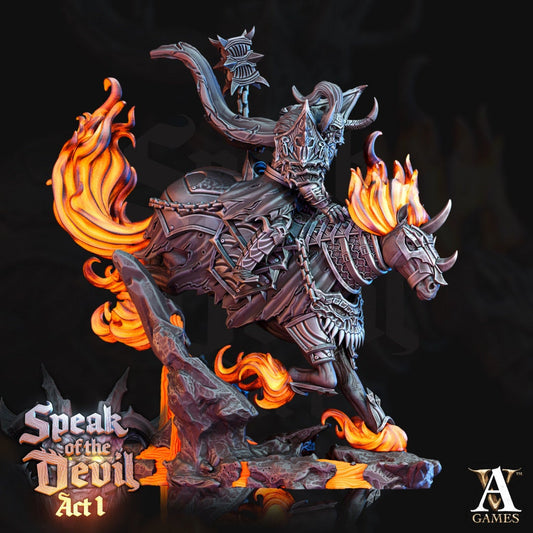 Hell Knight Resin Miniature Figure alternate view 2