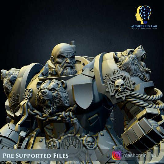 Imperial Marine Master of the Order Beasts Resin Boss Miniature product image